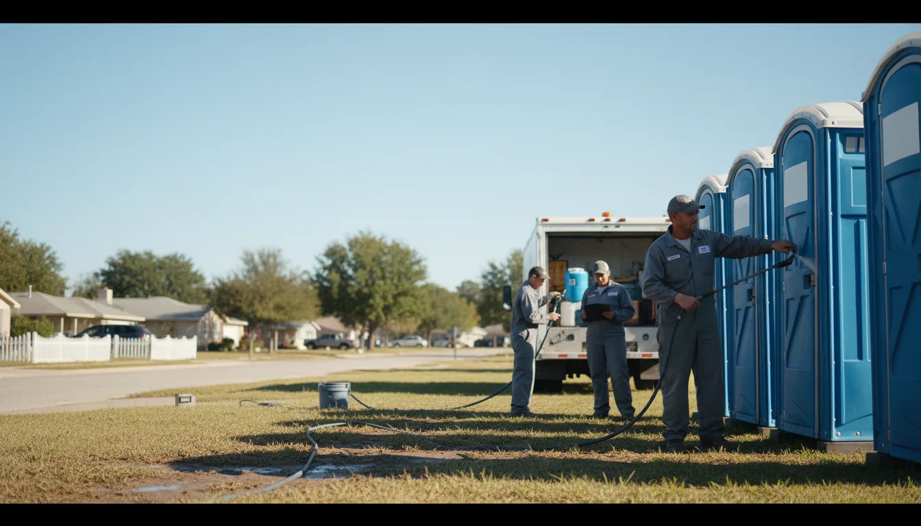 Long-Term Portable Toilet Rental in Forreston, TX near me